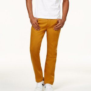 Sean John Mens Gold-Tone Pants Inca Gold